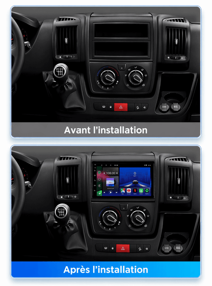 TOPTAKTILFiat Ducato | Citroën cavalier | Peugeot Boxer | autoradio Android 15 | Carplay et Android Auto