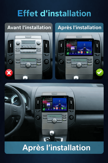 TOPTAKTILToyota Verso Corolla |2004 - 2009| Android 15 autoradio | Apple CarPlay | Android Auto